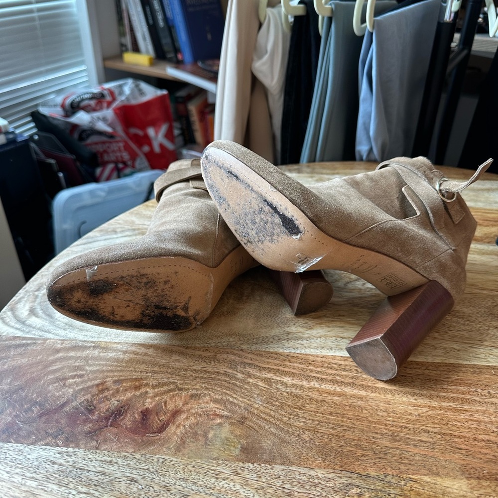 Sezane High Jonas Boots in Beige Size US 7 (FR Size 38) - Picture 5 of 5